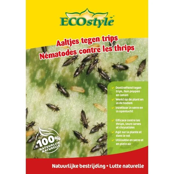 Ecostyle Aaltjes Tegen Larven Van Trips - 10 M² 1 Ecostyle Aaltjes Tegen Larven Van Trips - 10 M²