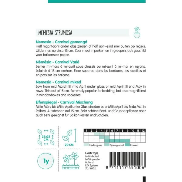 Nemesia Carnaval 2 Nemesia Carnaval - Afbeelding 2