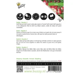 Radijs Gaudry - Raphanus Sativus 3 Radijs Gaudry - Raphanus Sativus -Tuin Sfeer Verkoop radijs gaudry raphanus sativus 1646840318 156 600