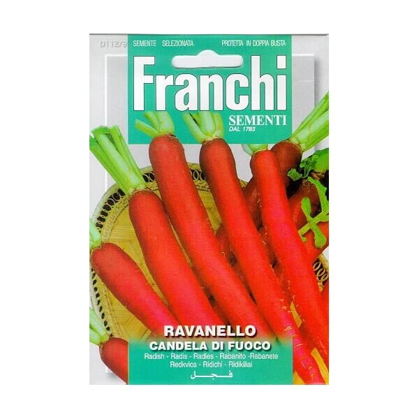 Ravenello Candela Di Fuoco - Radijs Wortelvormig 1 Ravenello Candela Di Fuoco - Radijs Wortelvormig