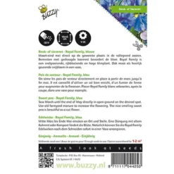 Reukerwt Royal Family Blauw - Lathyrus Odoratus -Tuin Sfeer Verkoop reukerwt royal family blauw lathyrus odoratus 1646840329 394 600