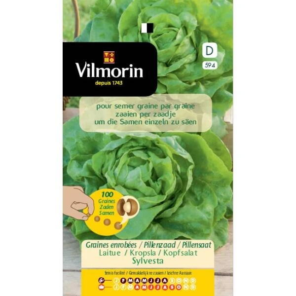 Sla Sylvesta - Pillenzaad 1 Sla Sylvesta - Pillenzaad