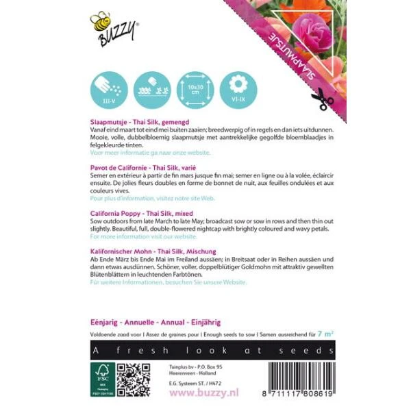 Slaapmutsje Thai Silk - Mixed 2 Slaapmutsje Thai Silk - Mixed - Afbeelding 2